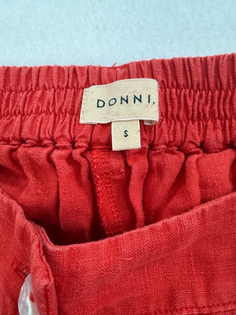 DONNI. Linen Pleated Pants-Small - Picture 6 of 7